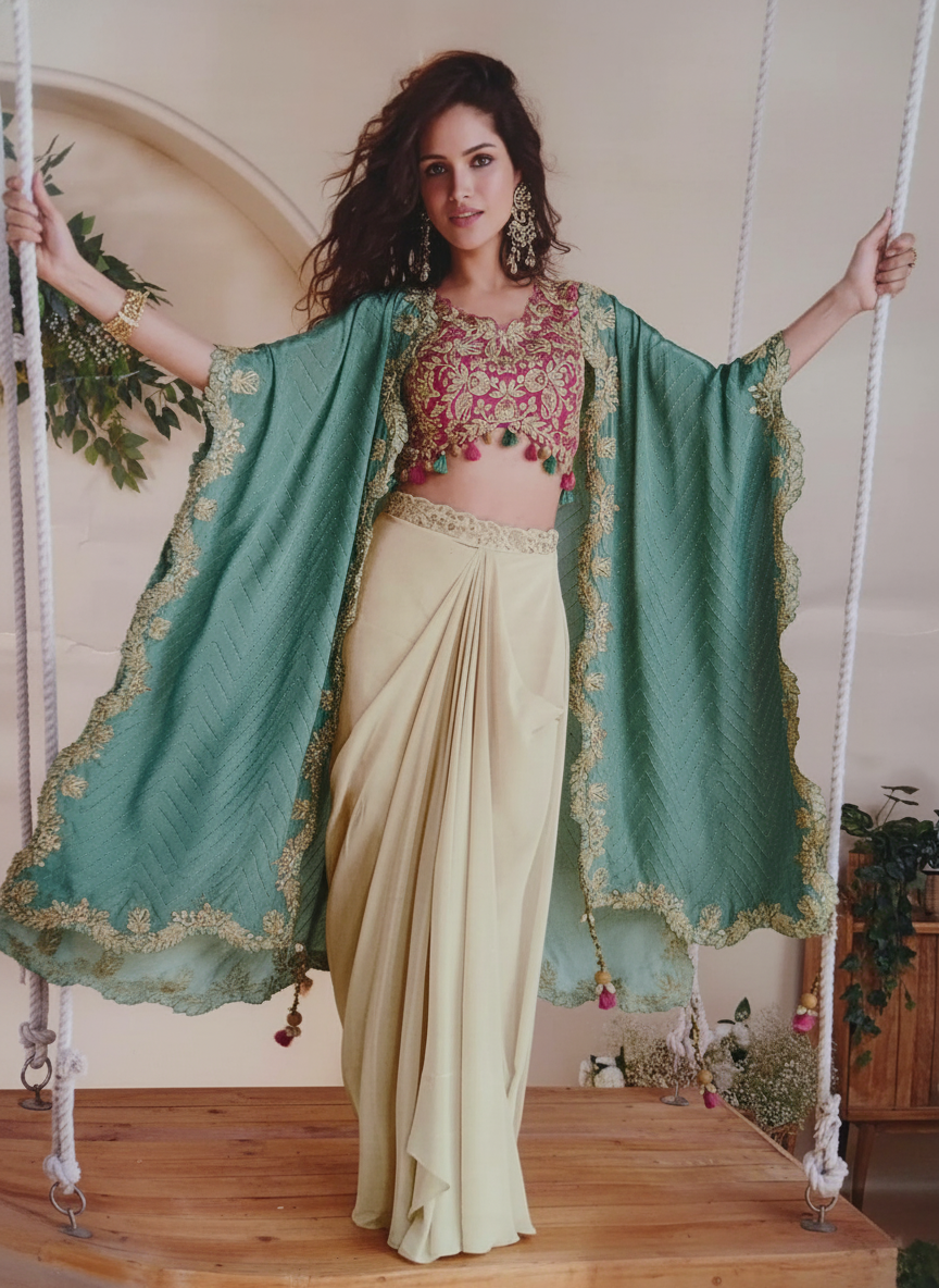 WOMEN ETHNIC CROP TOP